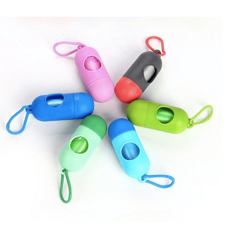 Colorful Pet Waste Cleanup Bags
