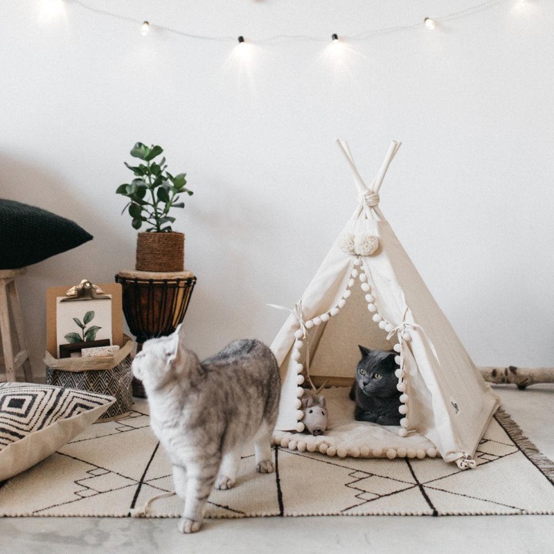 Cozy Haven Pet Teepee: A Stylish Retreat For Your Furry Friend