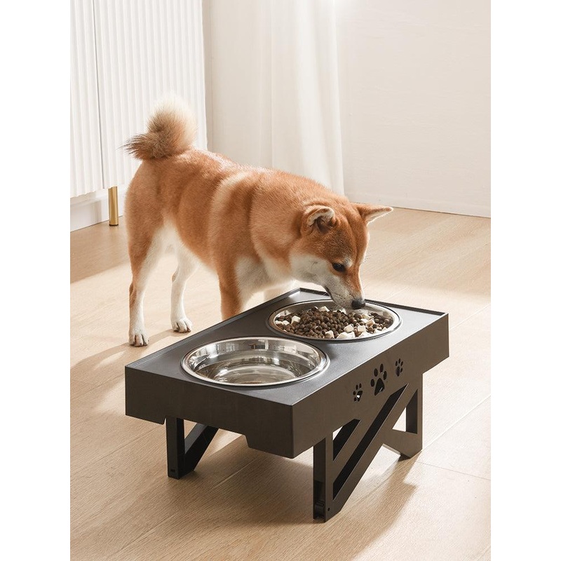Portable Pet Feeder: Stainless Steel Folding Bowl For Dogs And Cats