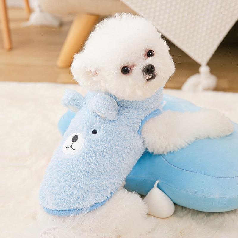 Cozy Bear Fleece Patch Two-Legged Pet Apparel