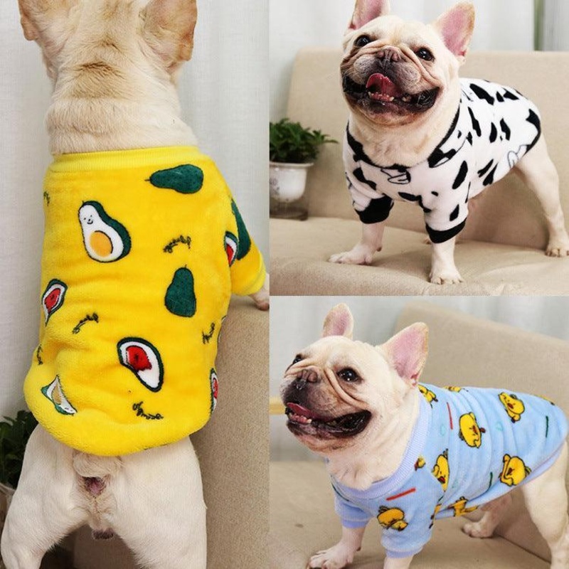 Cozy Canine Coral Fleece Pajama Jacket For Autumn And Winter