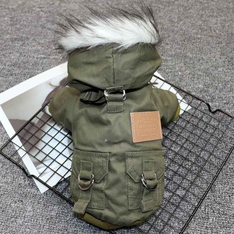 Cozy Canine Padded Coat - Stylish And Warm Dog Jacket For Small Breeds
