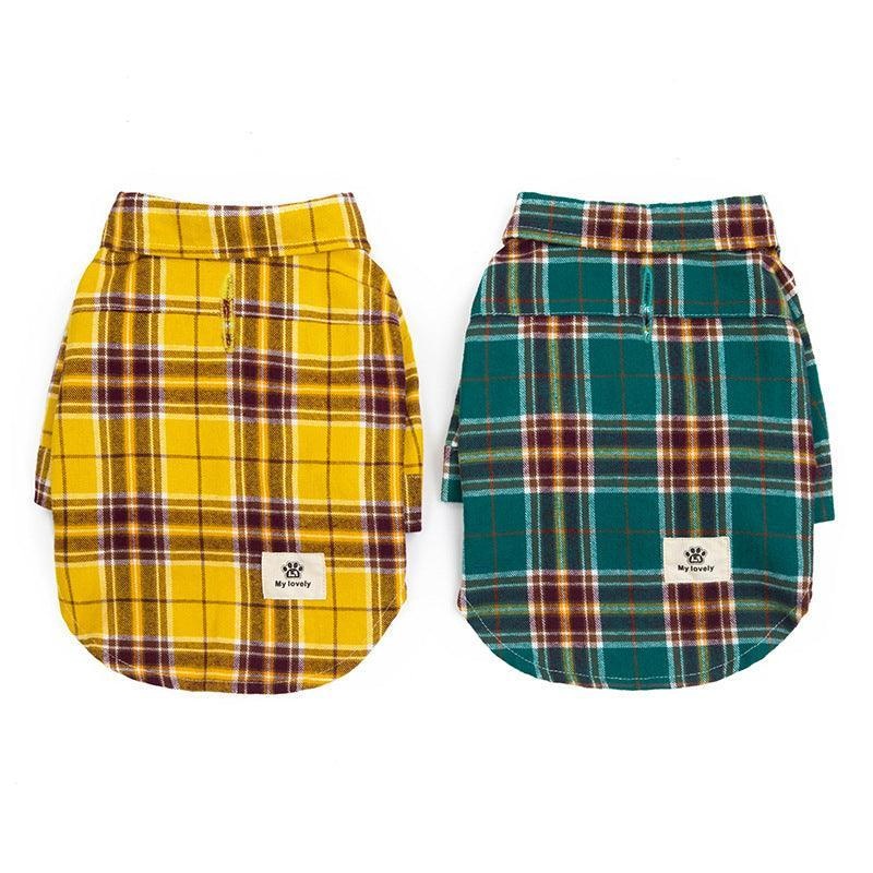 Cozy Checkered Pet Shirt