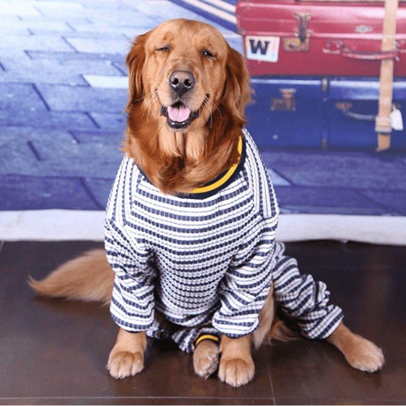 Cozy Cotton Long Sleeve Dog Shirt - Perfect Fit For Medium And Large Breeds