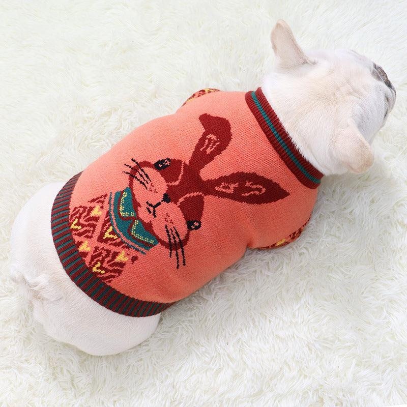 Cozy Cotton Nordic Bunny Sweater