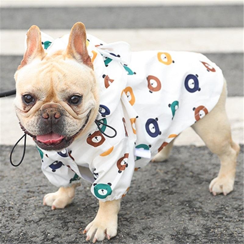 Puppy Paws Waterproof Raincoat - Bear Suit Style