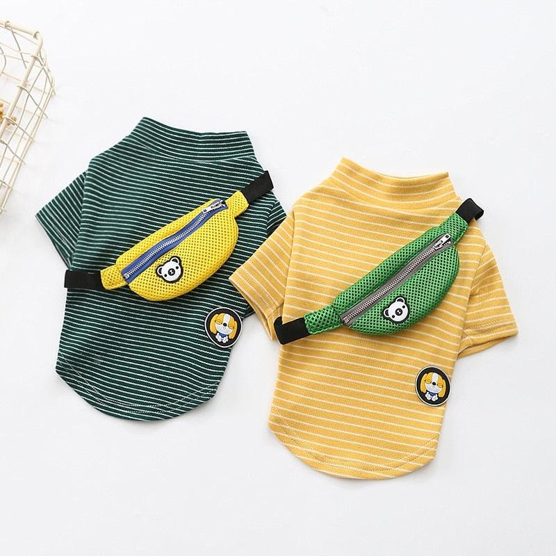 Striped Pawsome T-Shirt Teddy Dog Pet Costume