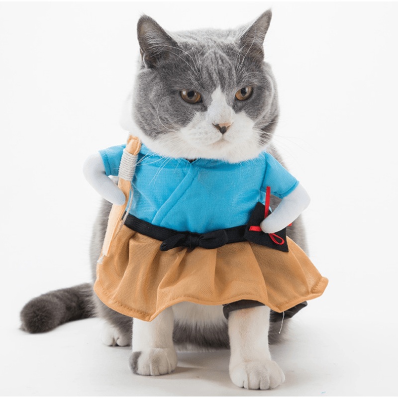 Feline Funhouse Costume Set: Dress Up Your Cat In Style!