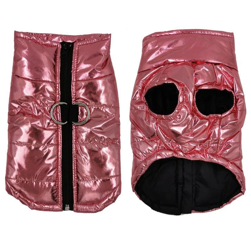 Glossy Cotton Pet Vest Jacket - Stylish And Comfortable Dog Apparel