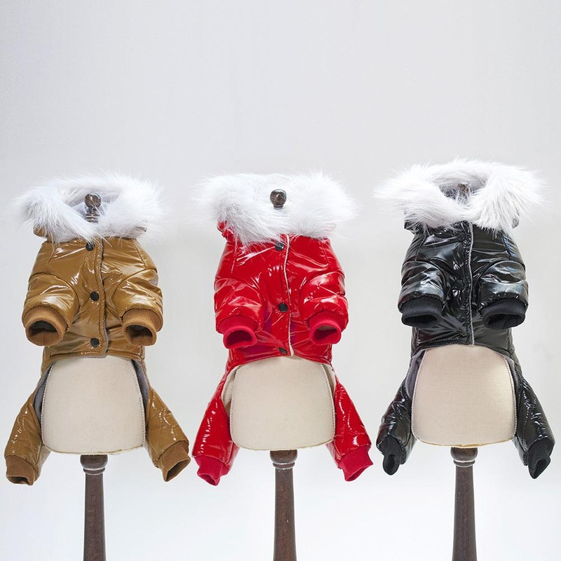 Luxurious Four Leg Cotton Padded Coat