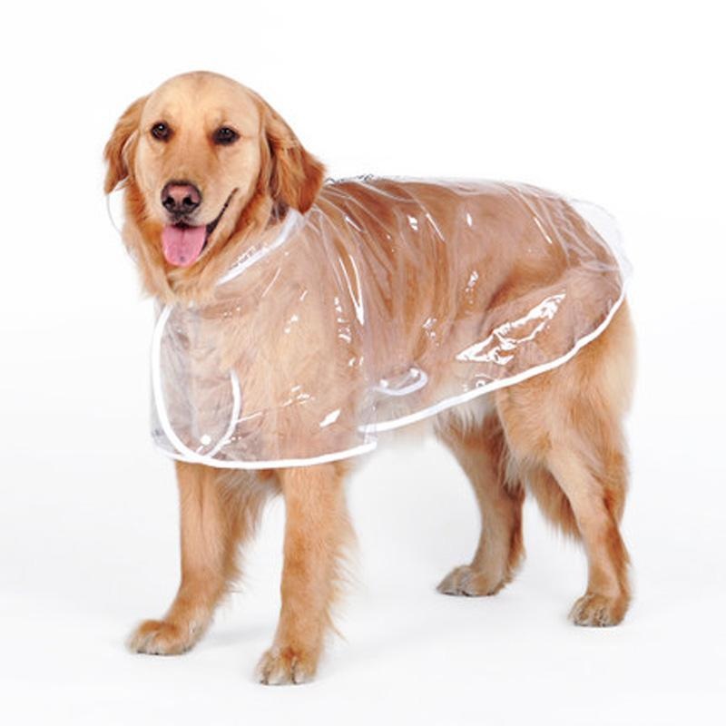 Transparent Waterproof Raincoat For Medium-Sized Dogs