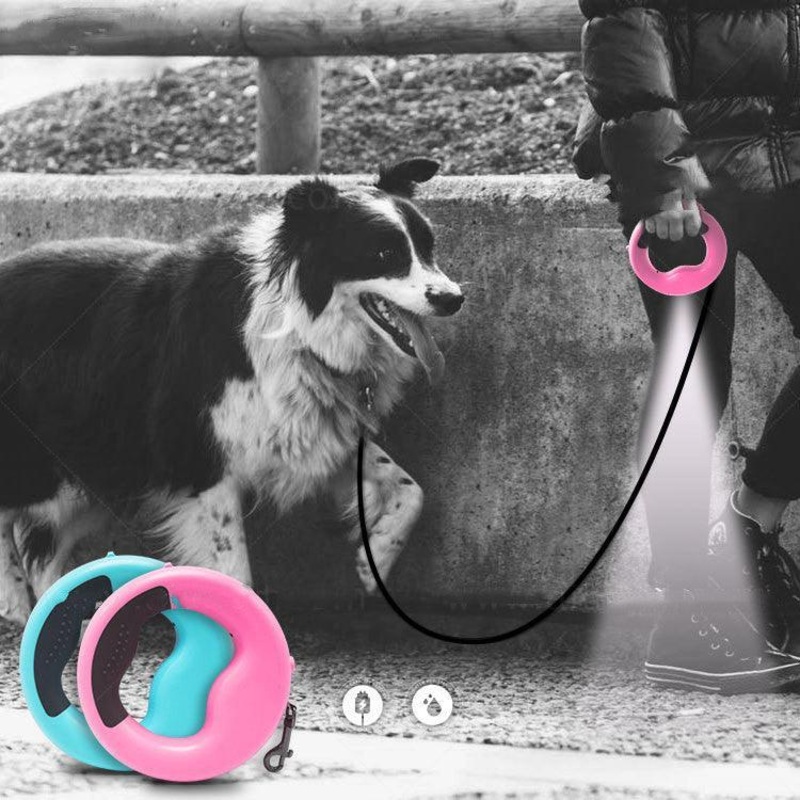 Automatic Pet Walking Leash With Led Lights