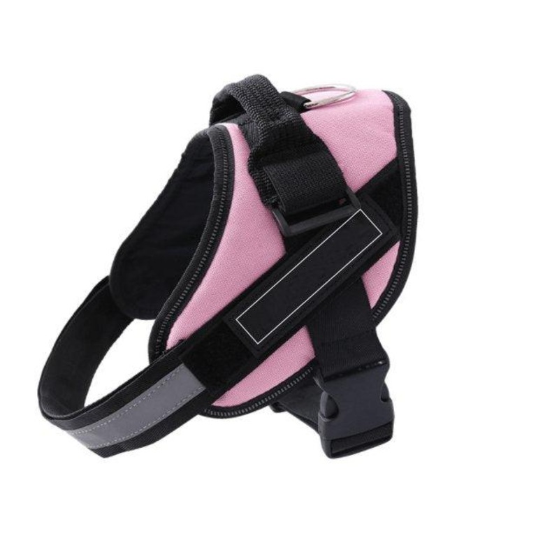 Customizable Multilingual Pet Harness With Id Patch - Personalize Your Pup's Safety And Style