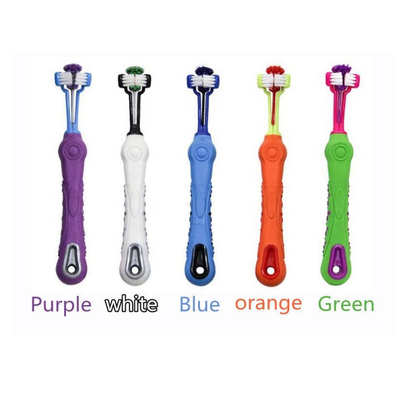 Dual-Action Pet Dental Finger Toothbrush - Advanced Teeth Cleaning Tool For Dogs And Cats