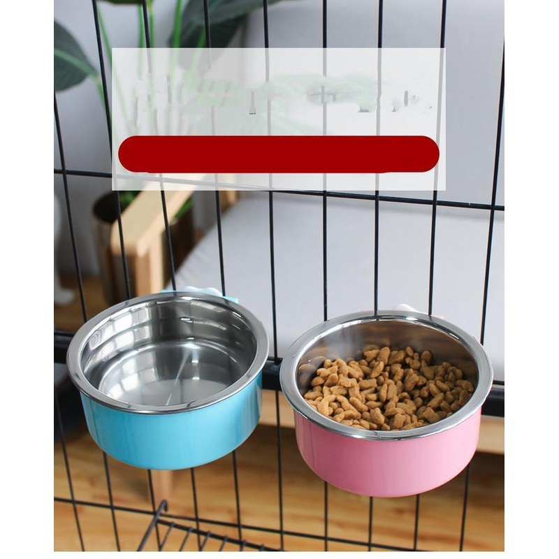 Hanging Stainless Steel Pet Bowl - The Perfect Solution For Mess-Free Feeding