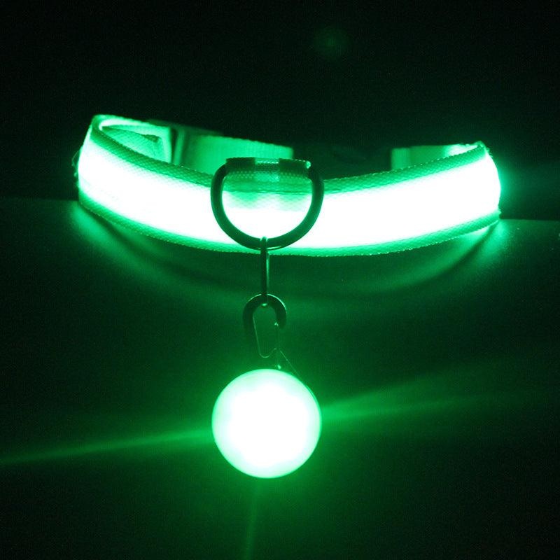 Luminous Fashion Dog Collar: The Ultimate Pet Accessory For Style And Safety!