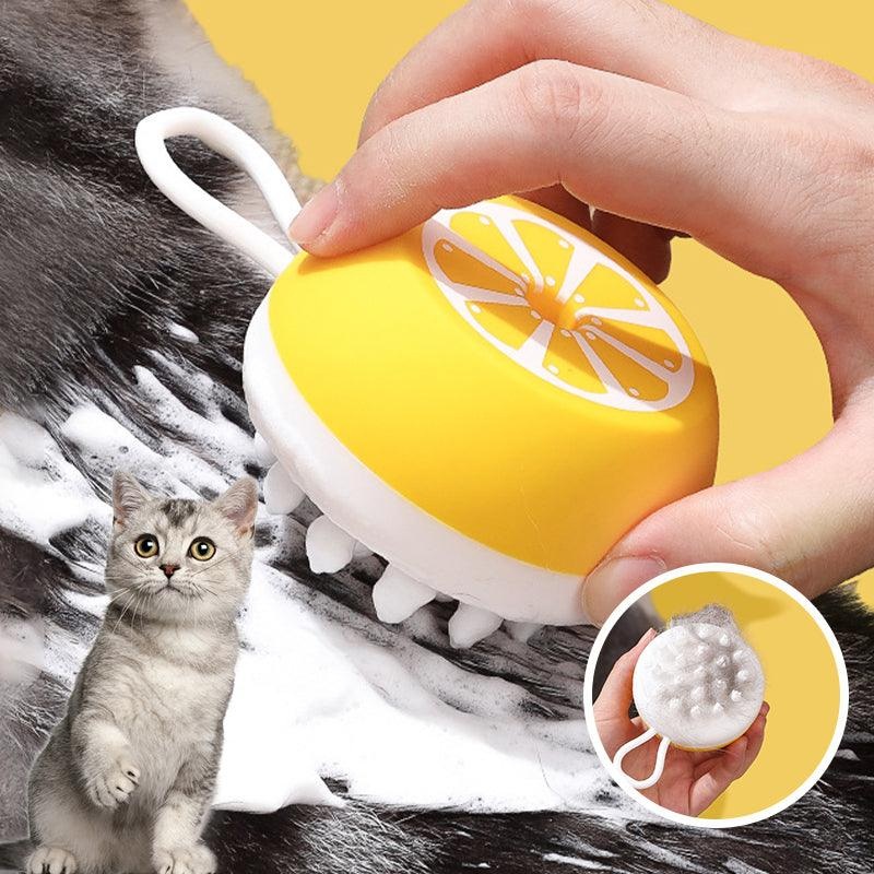 Luxury Pet Pampering Duo - Silicone Spa Massage Comb And Grooming Tool For Dogs And Cats