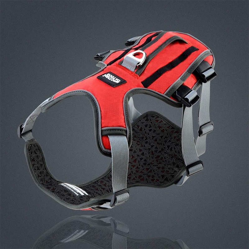 Reflective Comfortfit Pet Chest Harness Vest With Adjustable Traction Rope