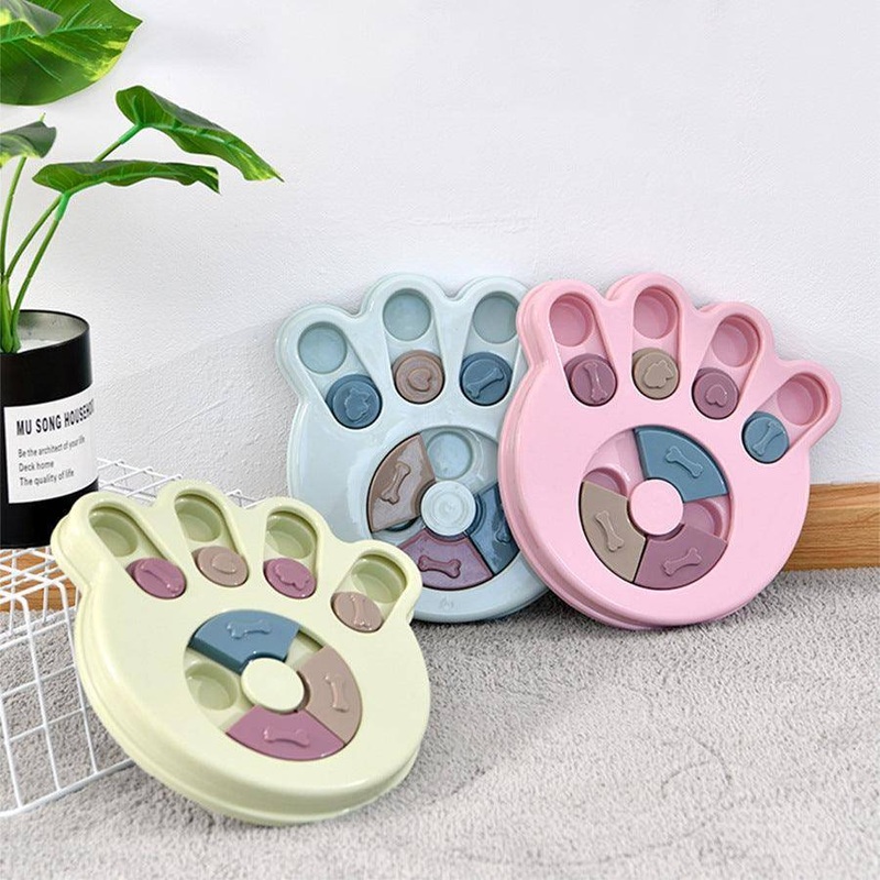 Interactive Iq Boosting Dog Puzzle Feeder Toy: Engage, Train, And Feed Your Furry Friend