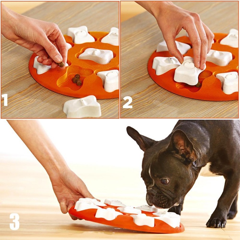 Interactive Puppy Brain Game: Snack Dispenser Puzzle Toy For Smart Dogs
