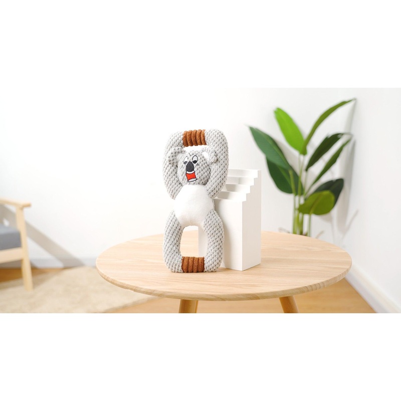 Plush Vocal Dog Toy Set - Sloth And Koala Bundle