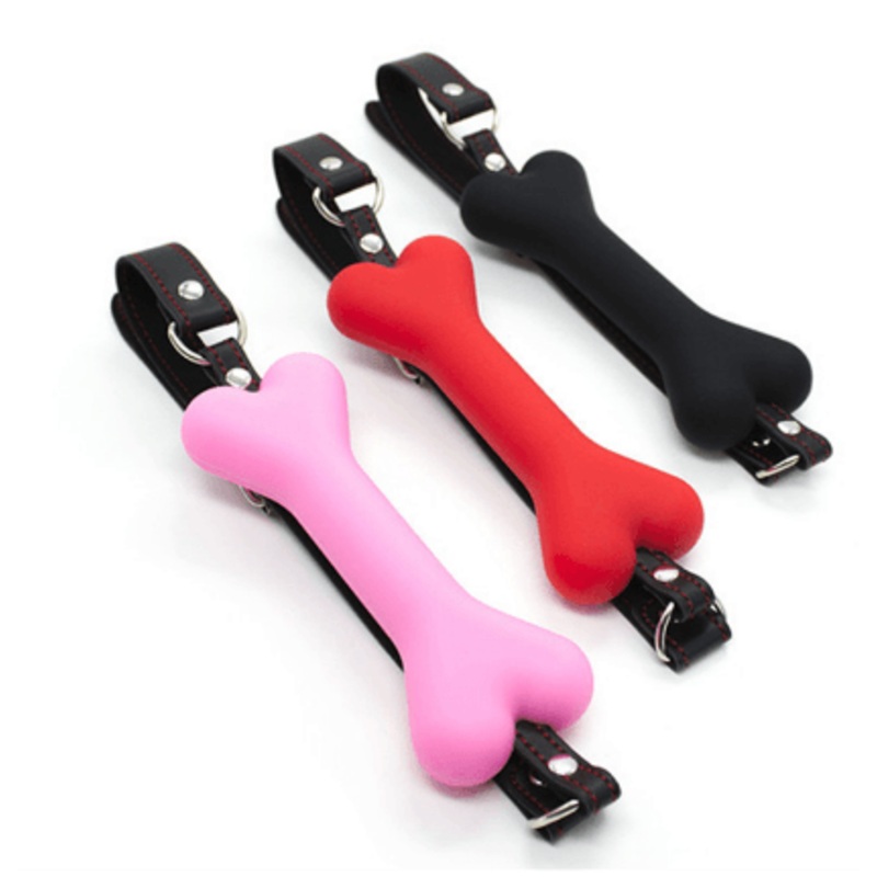 Silicone Dog Bone Mouth Plug - Couples' Sensation Toy