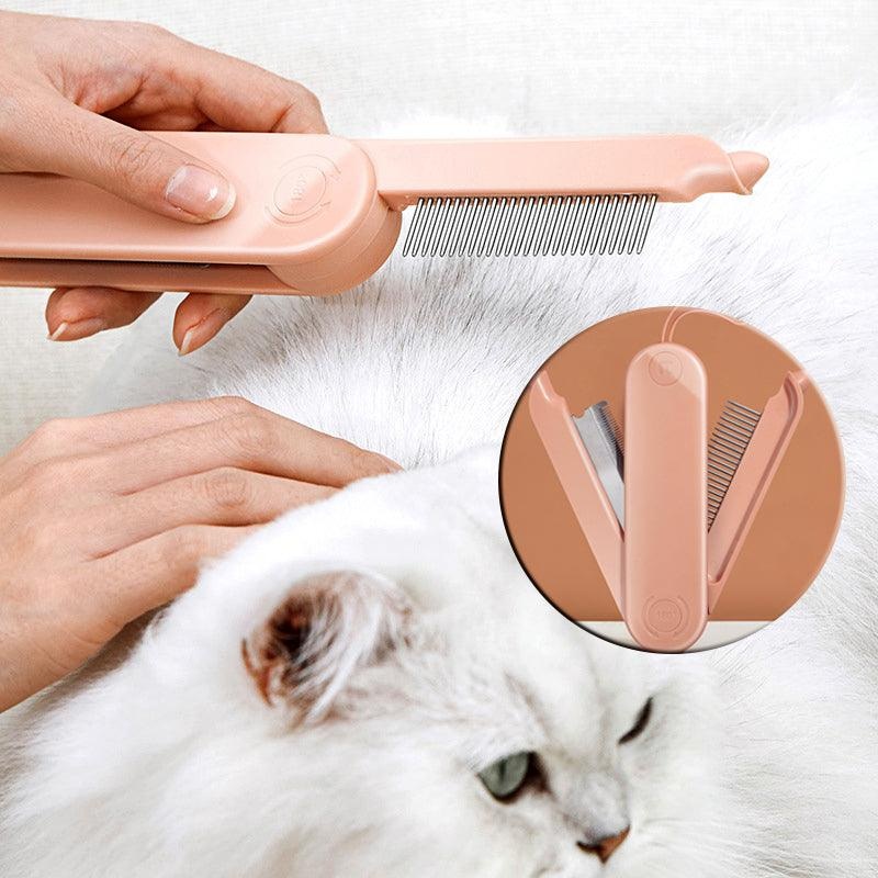The Ultimate Pet Grooming Companion: 2-In-1 Hair Removal And Detangling Wonder Comb