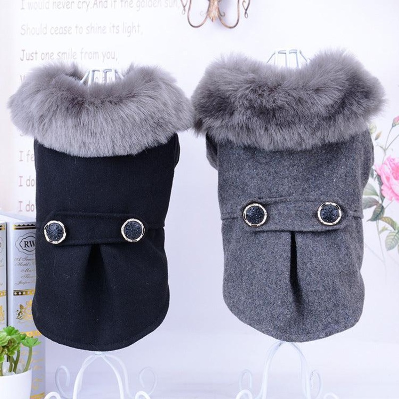 Bipedal Woolen Dog Coat - Cozy And Stylish Winter Wear For Your Pup