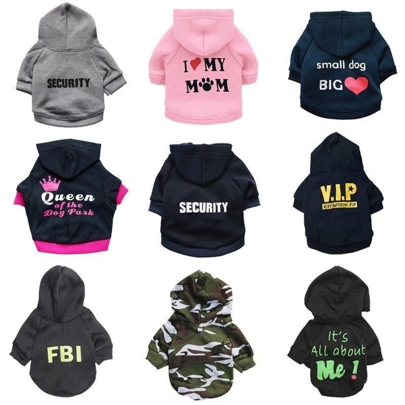 Cozy Canine Fleece Printed Dog Clothes