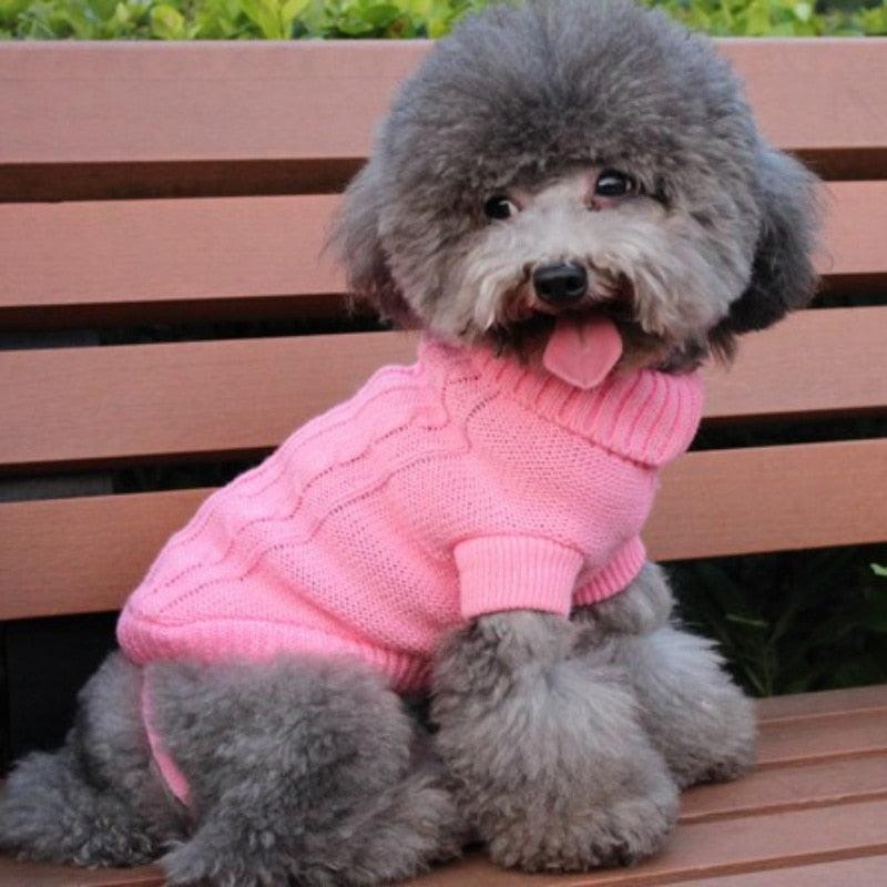 Cozy Knitted Wool Dog Sweater