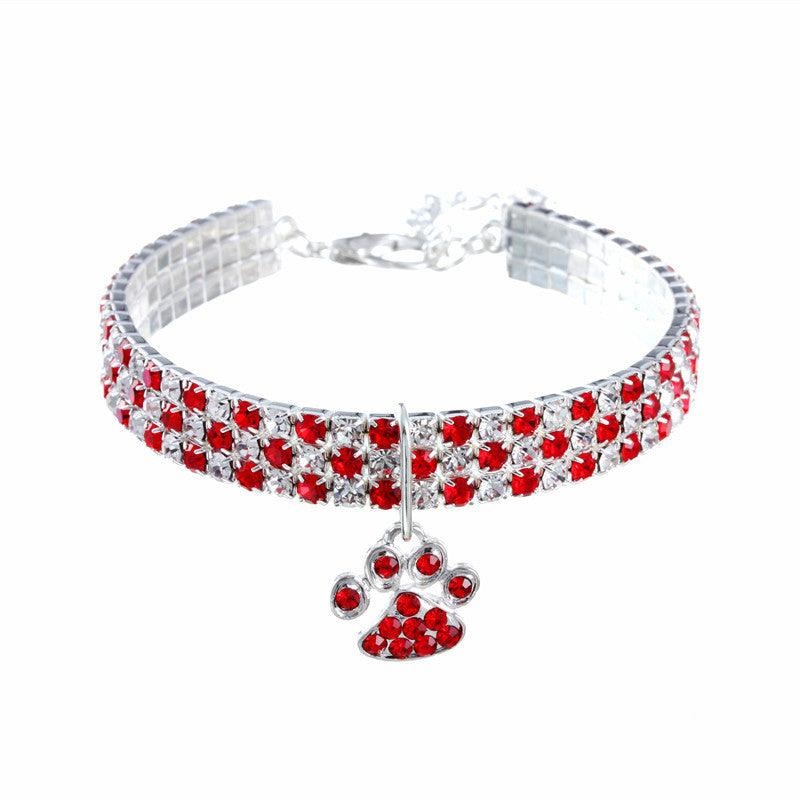 Elegant Diamond Mix Pet Collar - Stylish Collar For Dogs And Cats