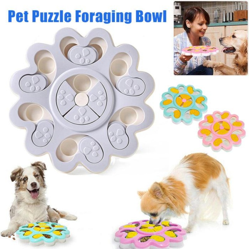 Interactive Dog Treat Puzzle Bowl - Engage, Train, And Challenge Your Pup!
