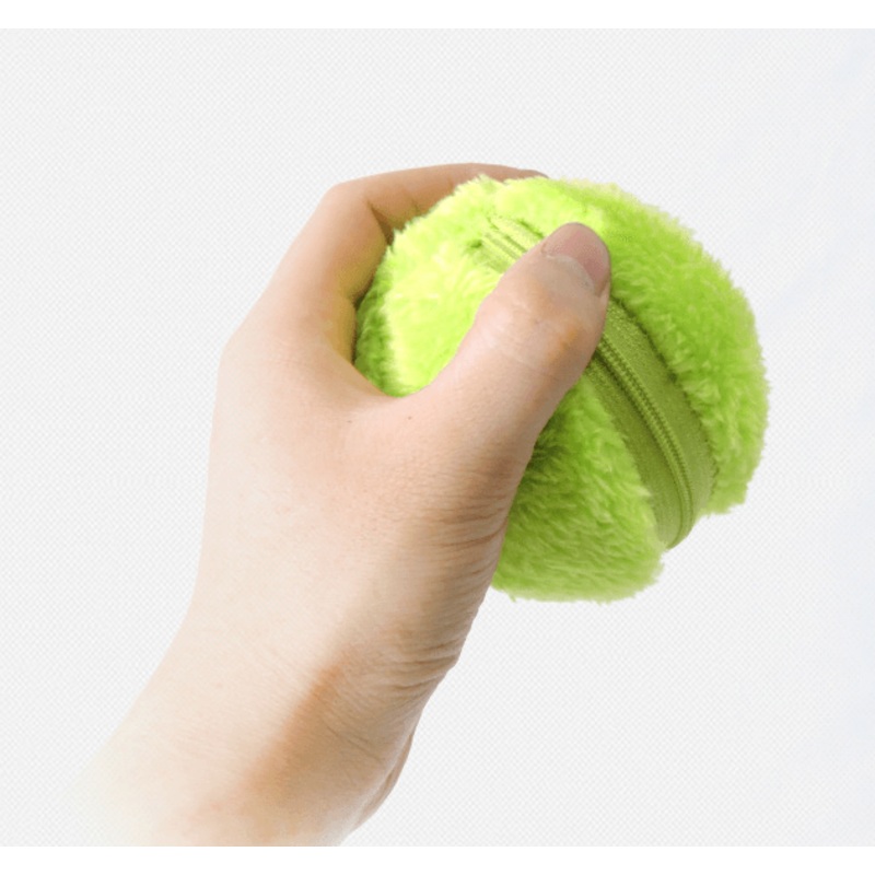 Interactive Plush Pet Toy Ball With Electric Motion