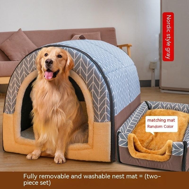 Large Dog House - Can Be Dismantled And Washed