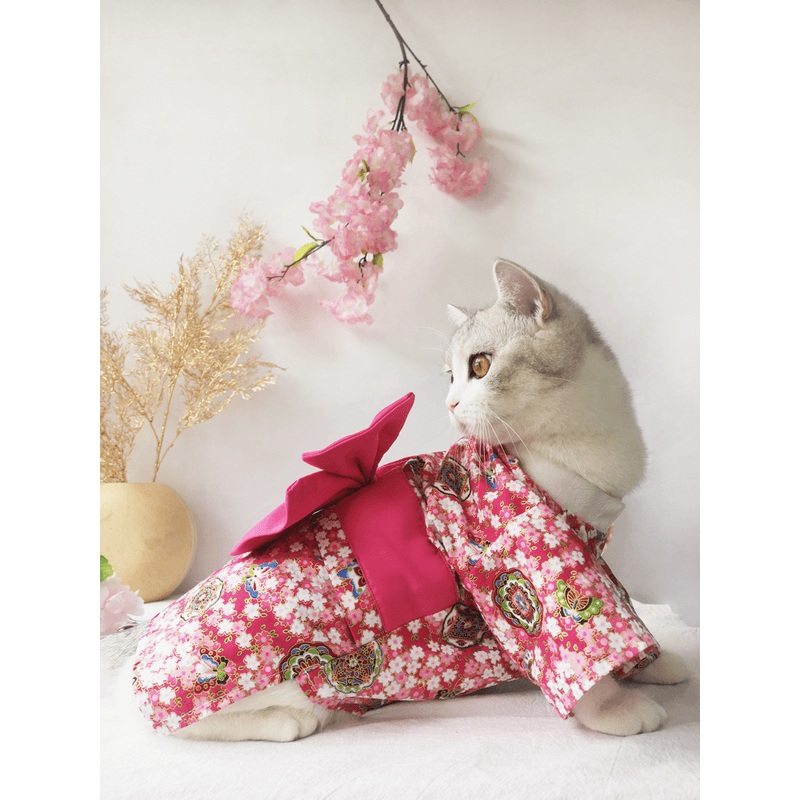 Pet Couture: Cherry Blossom Geisha Small Dog And Cat Clothes