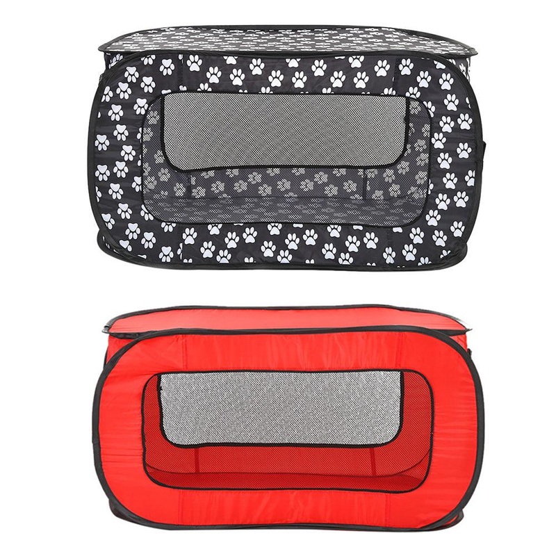 Portable Pet Cage: Easy-Fold Dog Enclosure For Small And Medium-Sized Pets