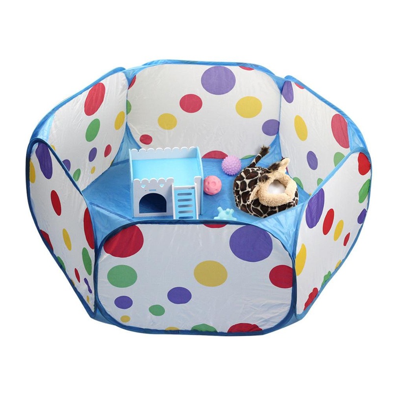 Portable Pet Playpen: Foldable And Scratch-Resistant Dog And Cat Kennel Tent