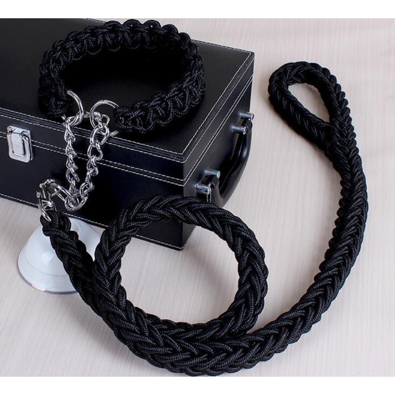 Stylish Adjustable Dog Leash And Collar Set