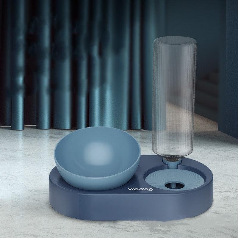 The All-In-One Pet Feeding Station: Automatic Double Bowl And Water Dispenser