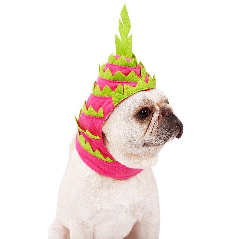 Tropical Dragon Fruit Pet Hat: A Fun And Stylish Costume For Dogs And Cats