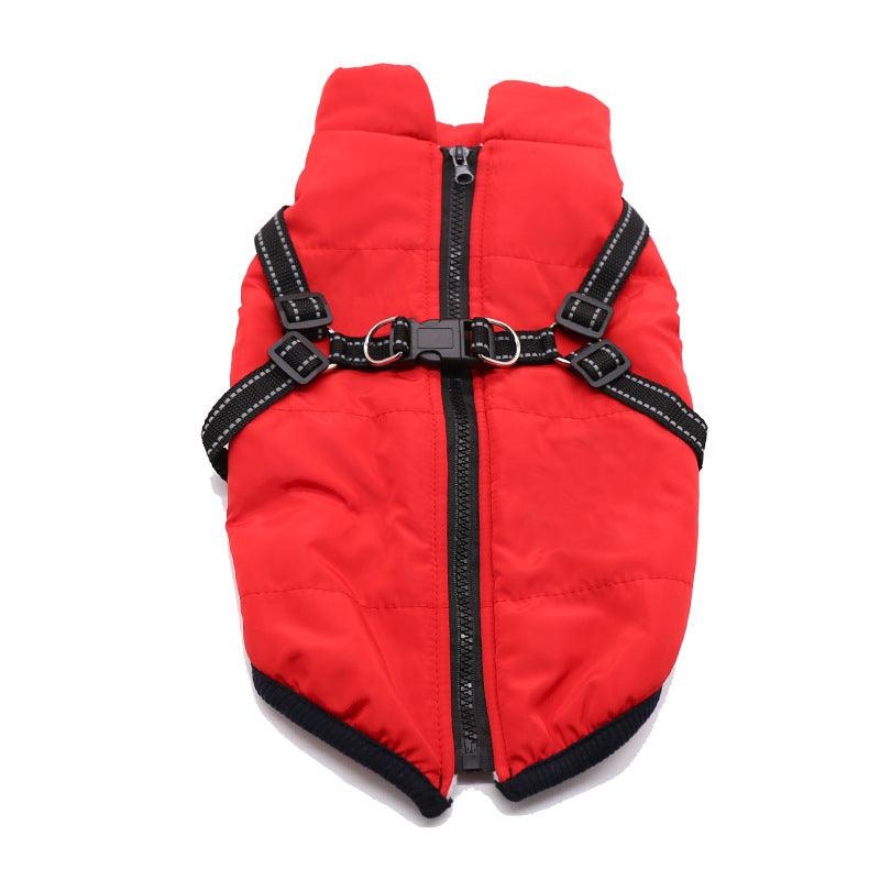 Winter Dog Cotton Coat - Comfy And Stylish Pet Vest For Cold Weather