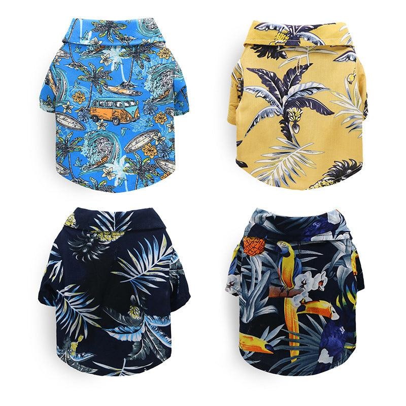 Hawaiian Breeze Pet Shirt: Stylish Island Vibes For Cats And Dogs