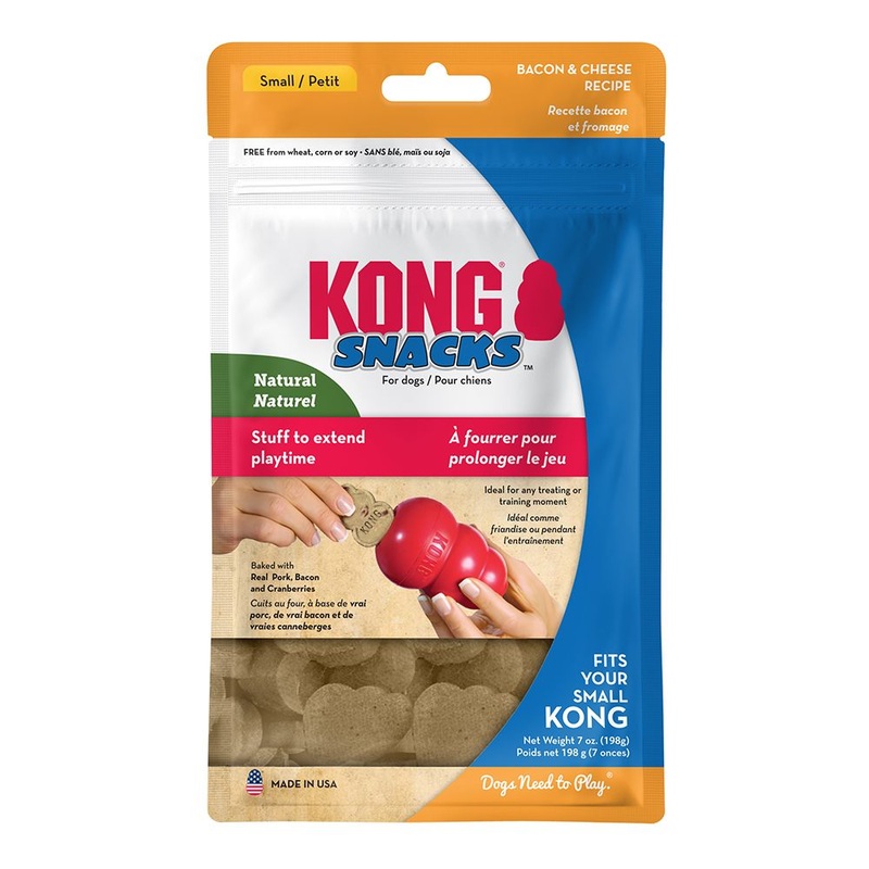 KONG Stuff'N Snacks, Bacon & Cheese, Small