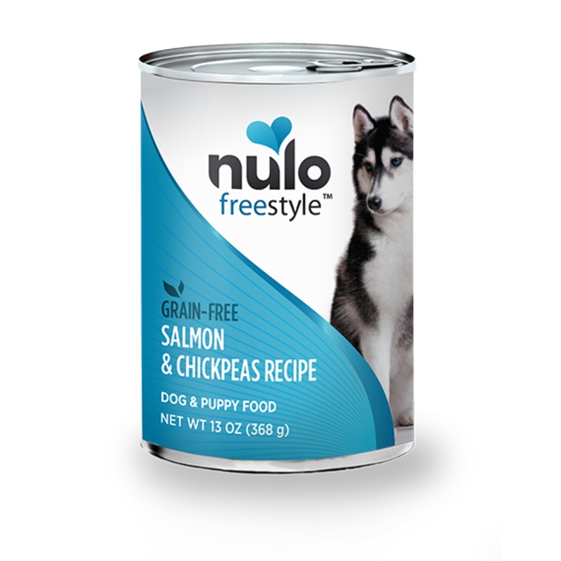 Nulo Freestyle Salmon & Chickpeas Recipe Grain-Free Canned Dog Food, 13 oz