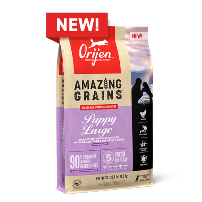 Orijen Amazing Grains Large Breed Puppy Recipe Dog Food