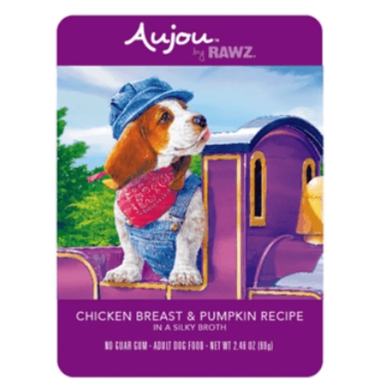 RAWZ Aujou Chicken Breast & Pumpkin Pouch 2.46 oz