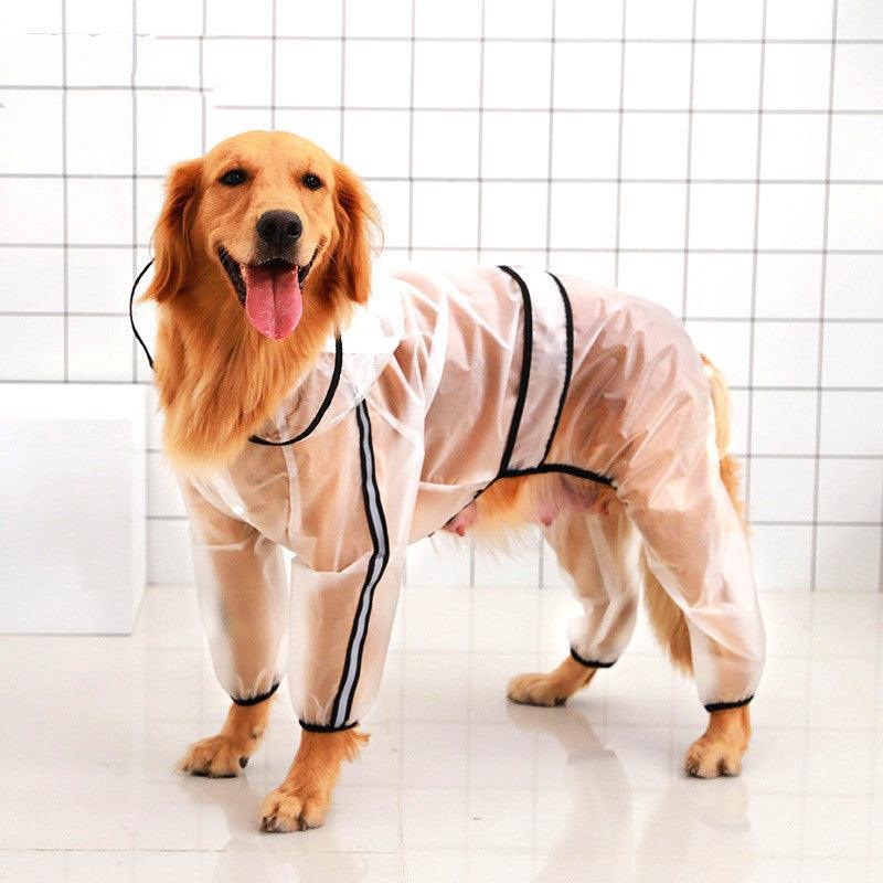 Waterproof Raincoat For Big Dogs - Stay Dry In Style