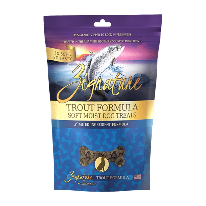 Zignature Soft Moist Treats: Trout