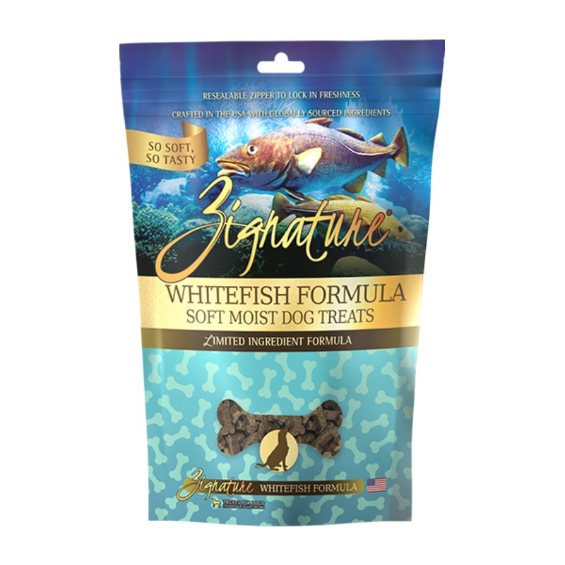 Zignature Soft Moist Treats: Whitefish