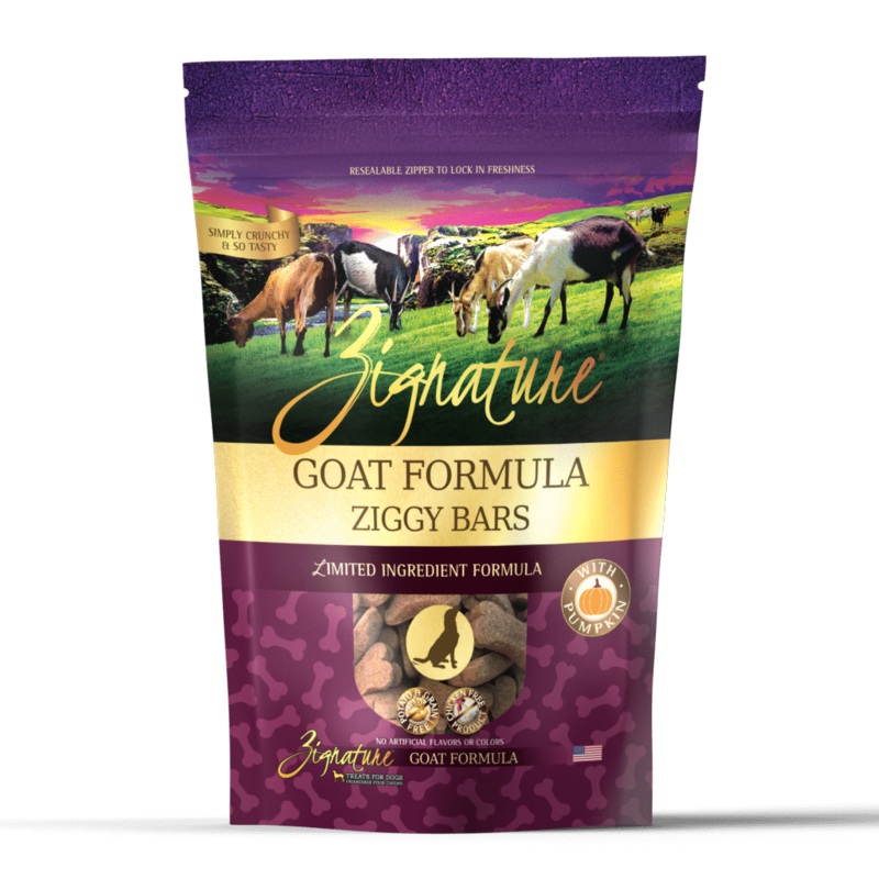 Zignature Ziggy Bars Treat, Goat Formula, 12 oz